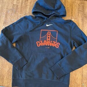 Nike Black San Francisco Giants Hoodie with Orange Logo